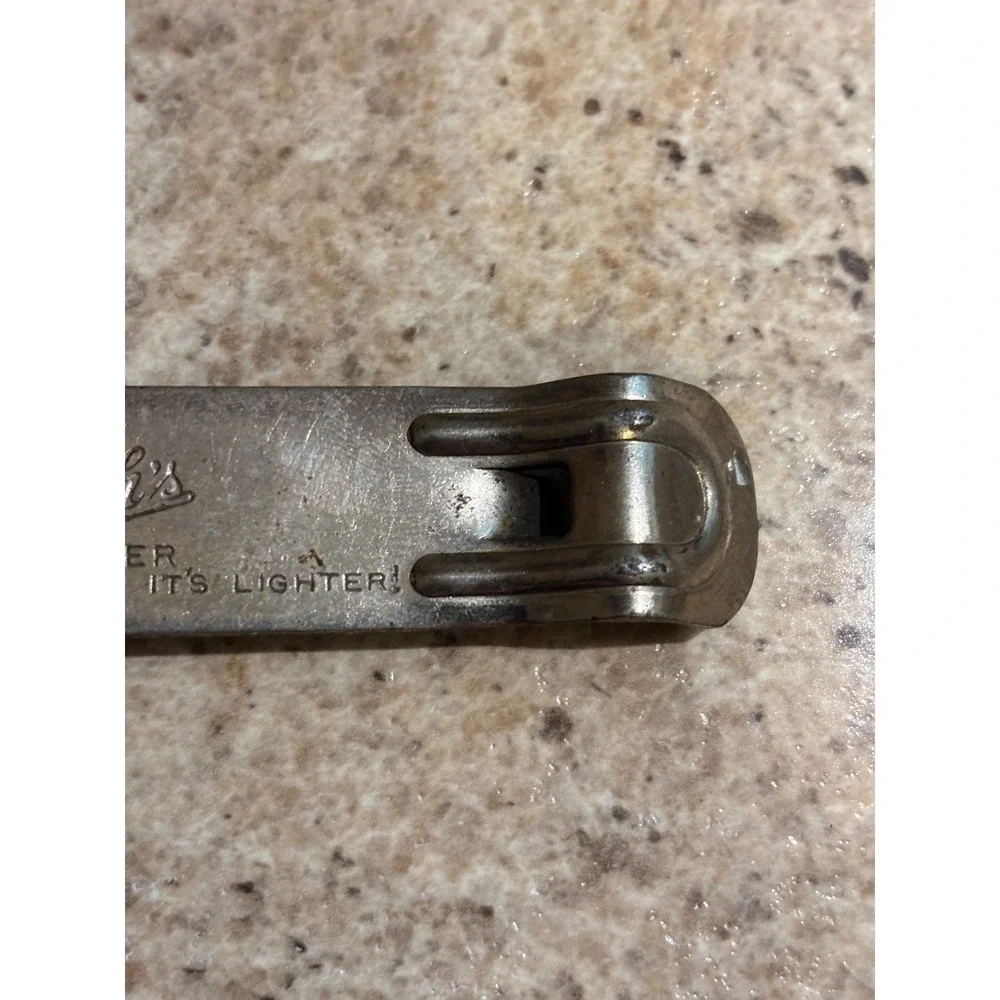 Vintage Stroh's Beer Church Key Bottle Can Opener Vaughan Detroit Michigan‎ 4in